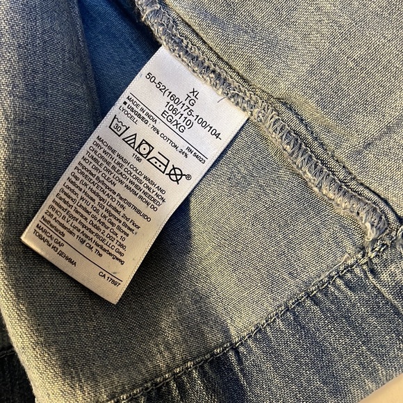 🆕 GAP Blue Jean Denim Dress - Women’s Size XL - Picture 8 of 8